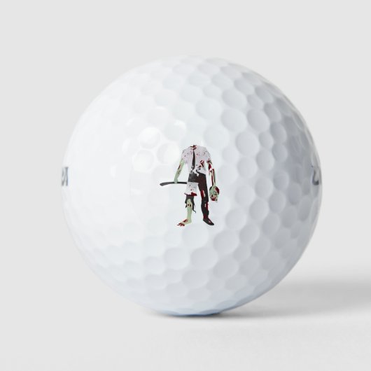 Balles De Golf zombie halloween effrayant (Devant)