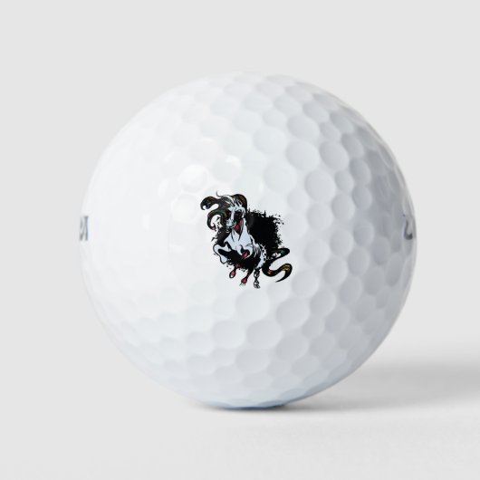 Balles De Golf Zombie Unicorn Standing (Devant)