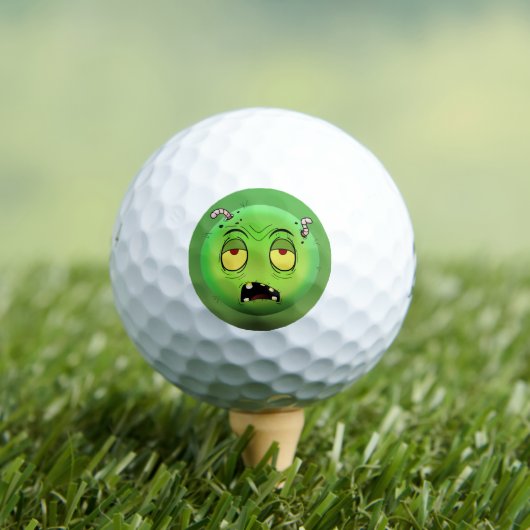 Balles De Golf Zombiemoji (T-shirt Insitu)