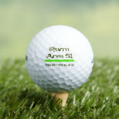 Balles De Golf Zone de tempête 51 (T-shirt Insitu)
