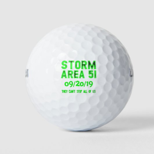 Balles De Golf zone de tempête 51 (Devant)