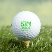Balles De Golf zone de tempête 51 (T-shirt Insitu)
