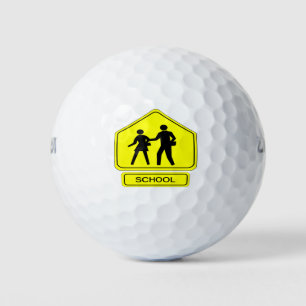 Balles De Golf Zone scolaire