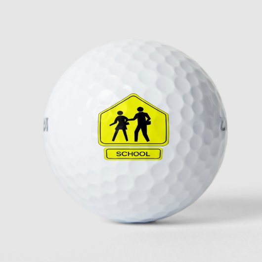 Balles De Golf Zone scolaire (Devant)