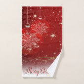 Balles de Noël Rouge Noël (Serviette à main)