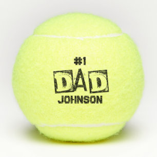 Balles De Tennis #1 Papa noir et blanc