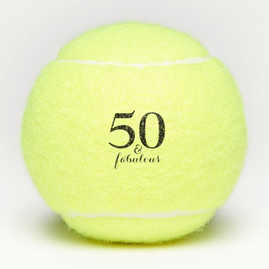 Balles De Tennis 50 & Fabuleux Tennis Ball (Devant)