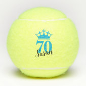 Balles De Tennis 70e anniversaire Funny Court Queen (Devant)