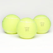 Balles De Tennis A day that scares you black (Multiple)