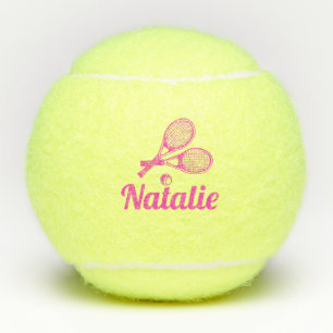 Balles de Tennis à Nom de Script Élégant Personnal