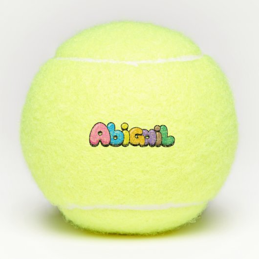 Balles De Tennis Abigail (Devant)