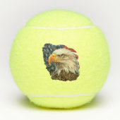 Balles De Tennis Aigle à drapeau américain (Devant)