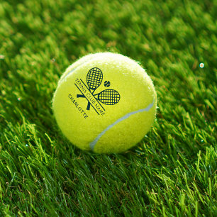 Balles De Tennis Ajouter le nom du club Tennis Team Green Personnal