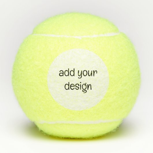 Balles De Tennis ajouter votre conception (Devant)