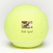 Balles De Tennis Ajoutez votre nom photo bridesmaid squad marié par (Devant)
