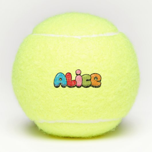 Balles De Tennis Alice (Devant)