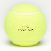 Balles De Tennis Allons-y Brandon Funny (Dos)
