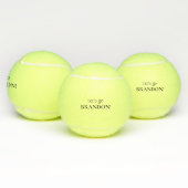 Balles De Tennis Allons-y Brandon Funny (Multiple)