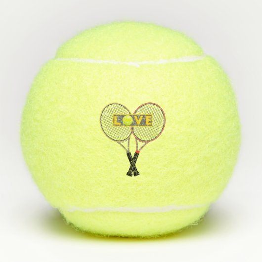 Balles De Tennis Amour du tennis (Devant)