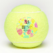 Balles De Tennis Analyser pour payer ajouter Q R logo de l'entrepri (Devant)