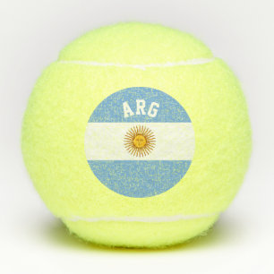 Balles De Tennis Argentine drapeau impression personnalisée sur jau
