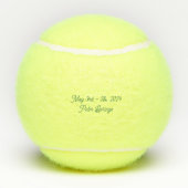 Balles De Tennis Bachelorette Tennis Ball (Dos)