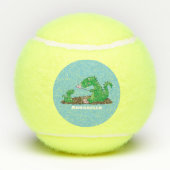 Balles De Tennis Baguettes mignonnes grillant des marshmallows dess (Dos)