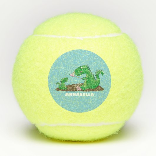 Balles De Tennis Baguettes mignonnes grillant des marshmallows dess (Devant)