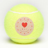 Balles De Tennis Bal De Tennis 15 Ans D'Amour (Dos)