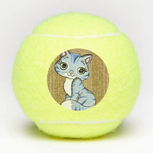 Balles De Tennis Bal de tennis de chat (Devant)