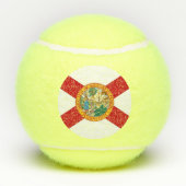 Balles De Tennis Bal de Tennis Patriotique avec Drapeau de Floride, (Dos)