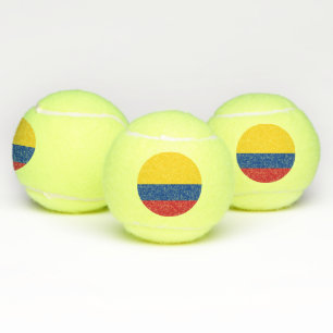 Balles De Tennis Bal de tennis patriotique avec drapeau de la Colom
