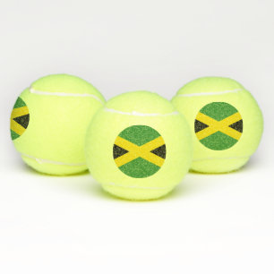 Balles De Tennis Bal de tennis patriotique avec drapeau de la Jamaï