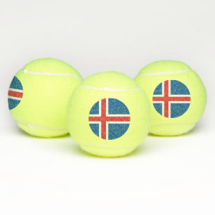 Balles De Tennis Bal de tennis patriotique avec drapeau d'Islande