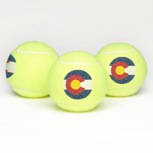 Balles De Tennis Bal de Tennis Patriotique avec Drapeau du Colorado