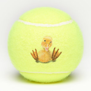 Balles De Tennis Ballons de tennis amusants avec un canard Jaune he