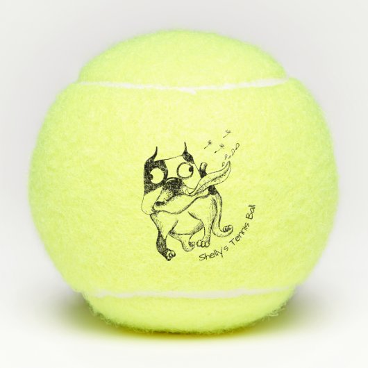 Balles De Tennis Ballons de tennis Slobaging Boston Terrier Penn (Devant)