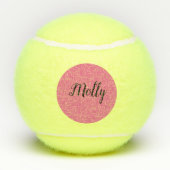 Balles De Tennis Bals de tennis de filles de Monogramme (Dos)