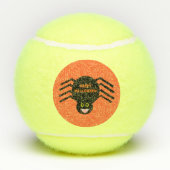 Balles De Tennis Bals de tennis d'Halloween Black Spider (Dos)
