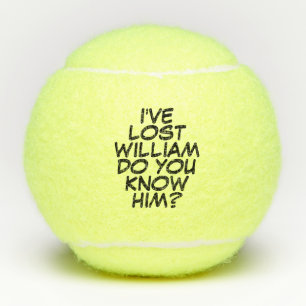 Balles De Tennis Bande dessinée personnalisée drôle perdue