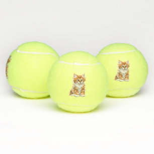 Balles De Tennis Bébé Chat Tennis Balls Cadeau