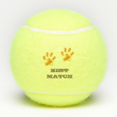 Balles De Tennis Belles pattes d'or (Dos)