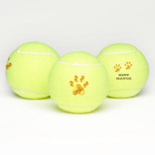 Balles De Tennis Belles Pattes Dorées