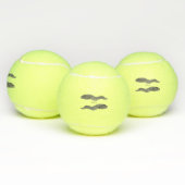 Balles De Tennis Black spotted moray eel cartoon (Multiple)