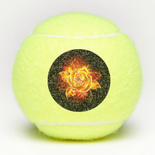 Balles De Tennis Blooming Fire Rose