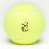 Balles De Tennis Bonne année 2022 (Dos)