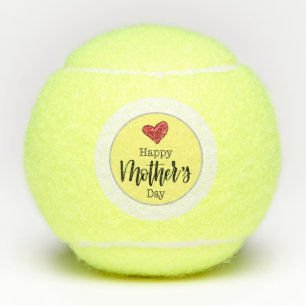 Balles De Tennis Bonne fête des mères avec amour Tennis Maman