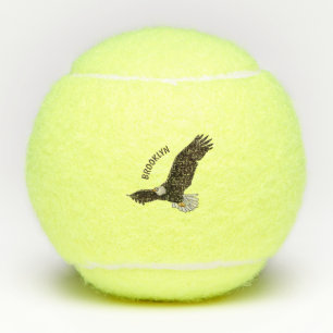 Balles De Tennis Bonne illustration de dessin d'aigle à chauve-sour