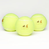 Balles De Tennis Bonnets de Pâques et jonquilles (Multiple)