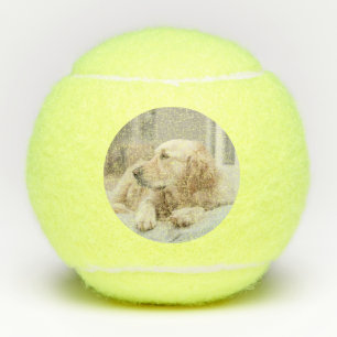 Balles De Tennis Boule de tennis avec l'image d'un récupérateur d'o